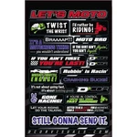 Dcor 40-90-114 Kids Decal Sheets, Moto Talk. Fixed Price $16.95.