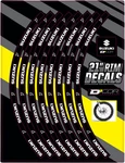 Dcor Rim Decal Suzuki 21IN. Front Motorcycle Dirt Bike 40-80-206 4320-2362. Fixed Price $34.35.