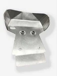 Ricochet Offroad Aluminum Skid Plate Silver Fits: Kawasaki KLX140R 2008 2024. Fixed Price $119.00.