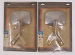 New Harley-davidson Short Stem Chrome Mirrors Pair 91864-90T 91866-90T 1965-UP. Fixed Price $221.82.