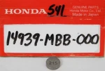 New Nos Genuine Honda Tappet (2.150) Valve Shim Oem Part 14939-MBB-000 Original. Fixed Price $9.73.