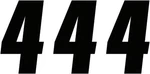 Factory Effex FX08-90084 Number 7IN. NO.4 Black. Fixed Price $17.05.