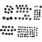 Drag Specialties 2401-0699 Bolt Covers Deluxe 111 Piece Kit Up Flh Flt Model. Fixed Price $76.95.