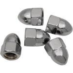 Drag Specialties 1/2-13 Chrme Acorn NUTS(5 Pak) Cy-chrome MPB111. Fixed Price $18.81.
