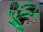 Flu Designs PTS5 Team Kawasaki Graphics KX250F 2006 2007 2008. Fixed Price $59.99.