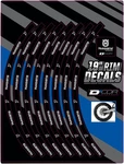 Dcor Branded Rim Decal Set Husqvarna 19" Rear #40-80-209. Fixed Price $31.07.