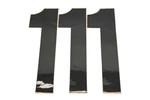 N-style NII-1B 7" X 3.25" Black #1 Decals Qty Nos. Fixed Price $19.99.
