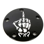Custom Engraving Ltd. Black Bony Bird Timing Cover SKUL24-04BG. Fixed Price $85.00.