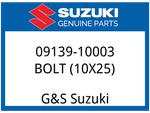 Suzuki Oem Part 09139-10003 Bolt (10X25). Fixed Price $7.52.