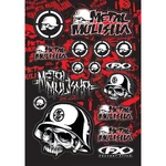 Factory Effex Sticker Decal Sheet Kit Metal Mulisha Graphic. Fixed Price $19.95.
