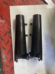 Triumph Fork Headlight Ears 97-4480 97-4481 T140 750 Shrouds Nos. Fixed Price $57.00.