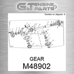 M48902 Gear Fits John Deere (surplus Open Box). Fixed Price $126.20.