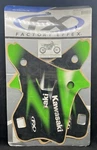 Cc 10.69 Factory Effex Kawasaki Evo Graphic Kit Black/green Kx 125/250 1994-98. Fixed Price $49.95.