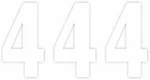 Factory Effex 8" White #4 Pro Number Plate Decal FX02-4374 Pack 903643. Fixed Price $24.99.