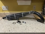 1969 DT250 DT1 Exhaust Muffler Low Hour + Mount Silencer Heat Shield Bolts. Fixed Price $595.00.