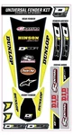 Dcor 15-40-100 Universal Fender Trim Decals Full Size Yellow. Fixed Price $40.73.
