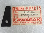 Kawasaki Nos New 92075-108 Rubber Damper G5 KE100. Fixed Price $6.99.