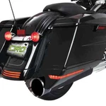 Ciro 40111 Saddlebag Extensions For '14-'23 Fl, Black. Fixed Price $299.99.