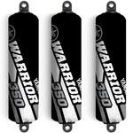Black & White Shock Protector Covers For Yamaha Warrior Yfm 350 (set Of 3). Fixed Price $36.25.