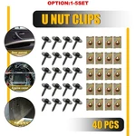 For Mazda Engine Under Cover Splash Shield Guard Bolts & U-nut Clip Metal 1-5SET. Fixed Price $9.99.
