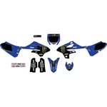 Dcor Blue Monster Energy Yamaha Complete Graphics Kit - Black Background. Fixed Price $129.45.