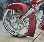 Harley Davidson Touring/ Bagger 32" Fiberglass Front Stretched Fl Fender. Fixed Price $199.00.