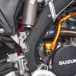 Black Frame Guards For 2010-2015 Suzuki Grip Tape Protectors. Fixed Price $30.00.