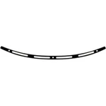 Memphis Shades MEB0974 Windshield Trim Chain Black Contrast Cut For 14-23. Fixed Price $69.95.