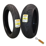 Pirelli Diablo Rosso Ii Tire Set W/ Keychain: 120/70ZR17 Front & 190/50ZR17 Rear. Fixed Price $269.96.