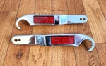 1987-1988 Honda Magna VF700C Grab Rails Chrome Trim Reflectors. Fixed Price $29.99.