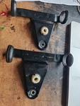 Suzuki GS1000G Headlight Fork Brackets Black. Pair.. Fixed Price $48.85.