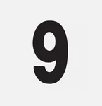 Qty Factory Effex 7" Black #9 Pro Number Plate Graphic Decal FX02-4349. Fixed Price $24.99.