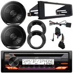 Jvc Marine Cd Stereo Receiver, 6.5" 300W Car Speakers (pair), Harley Accessories. Fixed Price $353.99.