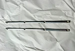 Vintage Vespa P200E P125X P150X Center Floorboard Mat Retainer Strips 180048. Fixed Price $15.95.
