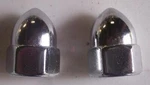 Drag Specialties Chrome Acorn Nuts 1/4IN.-28 DS-190854. Fixed Price $10.45.