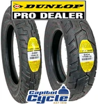 Dunlop D404 Front And Rear Set 110/90-19 170/80-15 Blackwall 2. Fixed Price $306.98.