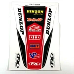 Factory Effex Rear Fender Graphic Honda CRF450R 2002 2003 2004 New. Fixed Price $19.95.