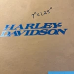 Harley-davidson 1993-1994 Softail Vintage Blue Tank Decal 14384-93 15385-93 Set. Fixed Price $25.00.