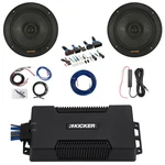 2X Kicker KSC650 6.5" 200W 4-OHM Speakers, 850W Mono Amplifier W/ Audio Upgrade. Fixed Price $590.49.