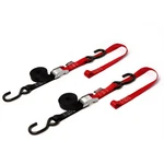 Powertye Tie-down Cam S-hook Soft-tye 1"X6' Black/red Pair 23621. Fixed Price $37.50.