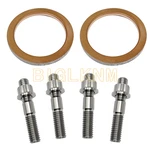 Titanium Studs Muffler Bolts Nuts Gasket Kit For Yamaha Raptor YFM700 07-14. Fixed Price $30.87.