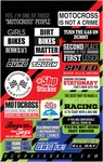 Dcor 40-90-121 Talk Decal Sheet Moto. Fixed Price $22.95.