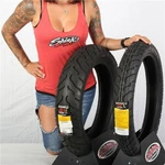 100/90 19, 130/90 17 Shinko 712 Tire Kit 87-4141, 87-4153. Fixed Price $214.74.