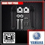 Rear Back Black Foot Pegs Aluminum Pillion Step Kit Yamaha YZF-R1 YZF-R6. Fixed Price $16.88.