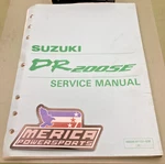 Genuine Suzuki 99500-41101-03E DR200SE Service Manual 1995. Fixed Price $23.70.