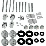 Saddlemen Chrome S4 Quick-disconnect Saddlebag Docking Post & Fastener Kit. Fixed Price $114.00.