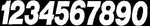 Dirt Digits Super Competition Stick-on 5IN. White Number SX53W-8. Fixed Price $16.84.