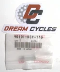 Nos Genuine Honda Oval Screw (6X28) 90101-KCY-760 New Oem Factory Original Part. Fixed Price $7.49.