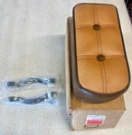 Original Harley Davidson Two Tone Brown Sissy Bar Pad 52587-80 Nos (U626). Fixed Price $59.95.