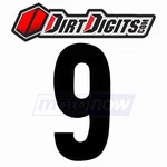 Dirt Digits XT63W-9 Extreme Competition Stick-on Numbers For Graphics Xm. Fixed Price $19.01.